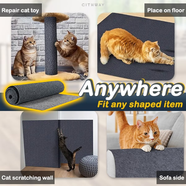 Novoria™ Free-cut Self-adhesive Cat Scratching Pad